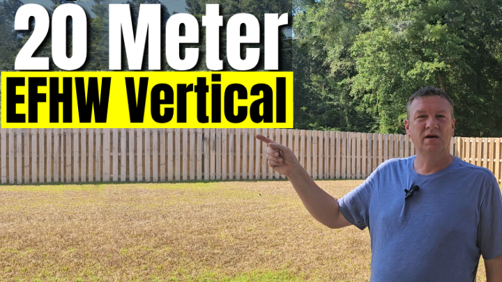 20 Meter End Fed Half Wave Vertical Antenna