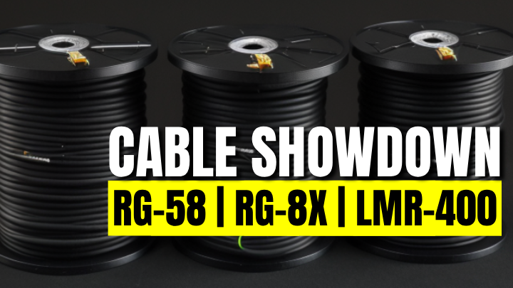 Coax Cable Comparison - RG-58 vs RG-8X vs LMR-400