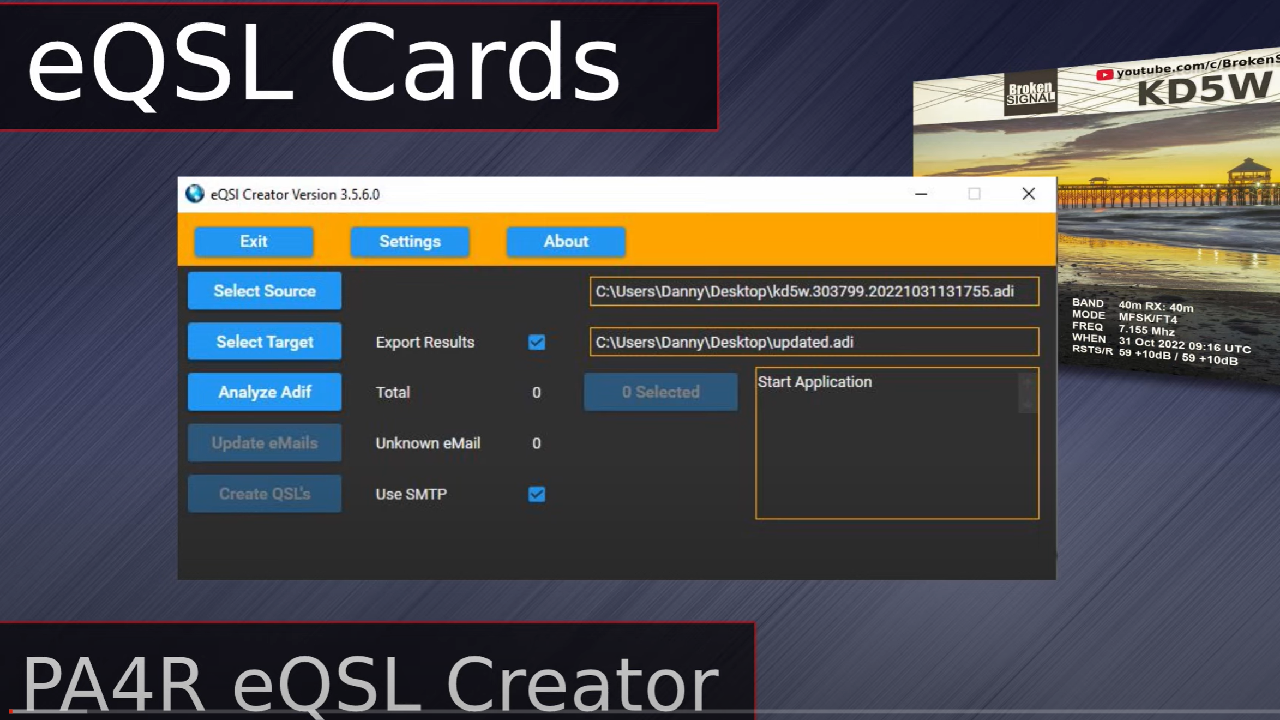 How to Install and Use eQSL Creator by PA4R