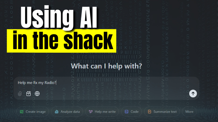 How to use AI in your Ham Shack