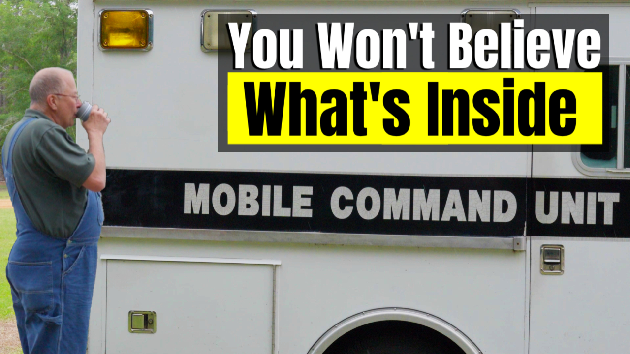 Inside a Mobile Ham Shack