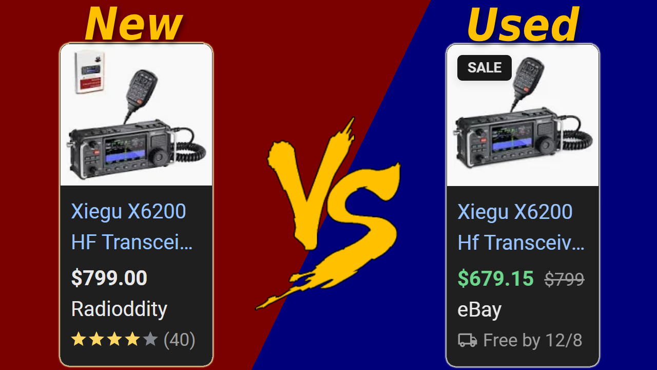 New vs Used Ham Gear