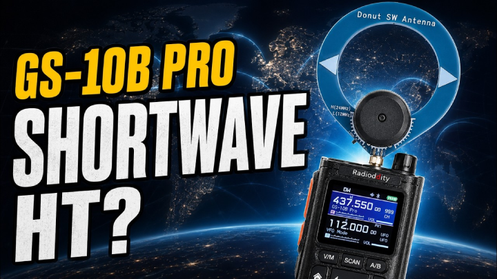 Radioddity GS-10B Pro Review: An All-Band Handheld That Actually Receives HF