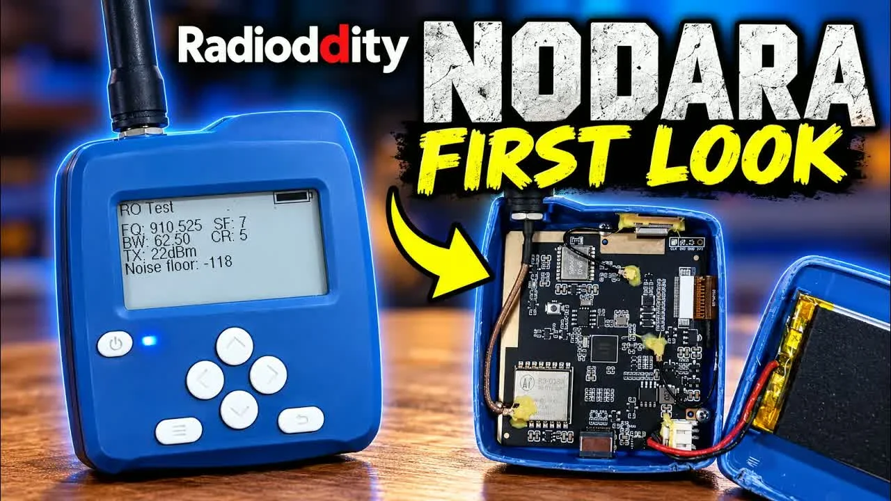 Radioddity NODARA Prototype: Inside Their First Meshtastic Radio