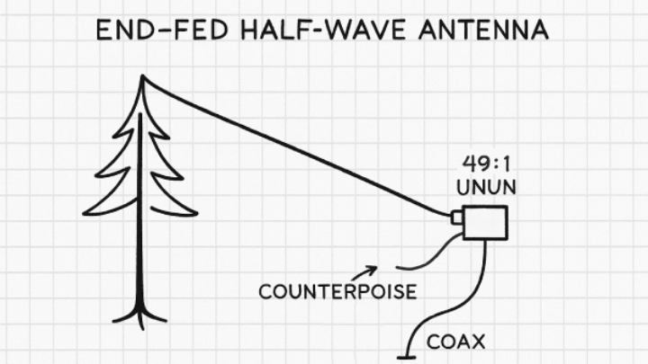 The End-Fed Half-Wave (EFHW) Antenna