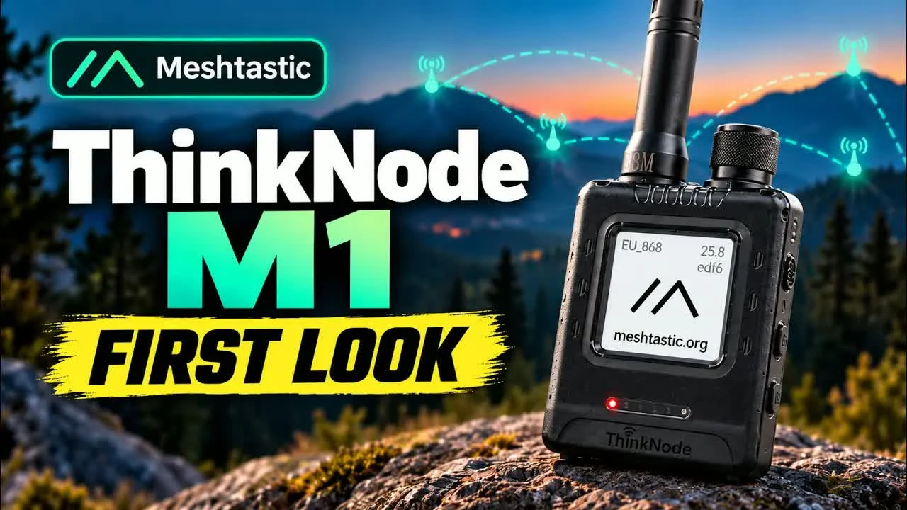 ThinkNode M1 First Look: A Solid Meshtastic Handheld?