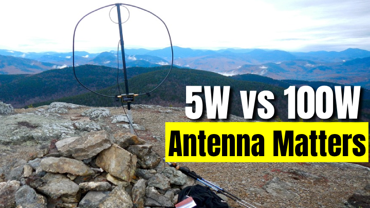 Why Your Antenna Matters More at 5 Watts Than 100 Watts