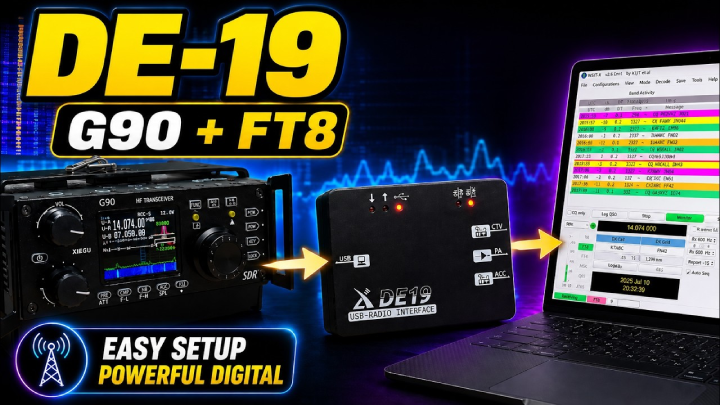 Xiegu DE-19 Digital Interface Test: Unboxing to First FT8 Contact