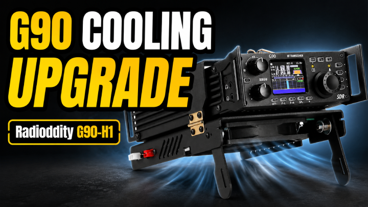 Xiegu G90 Runs HOT: Does the Radioddity G90-H1 Actually Fix It?