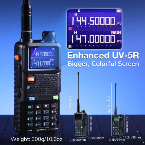 Baofeng UV-5RM Plus handheld starter radio for new hams