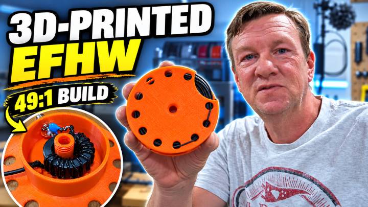 Building a 3D-Printed EFHW Antenna for POTA and SOTA
